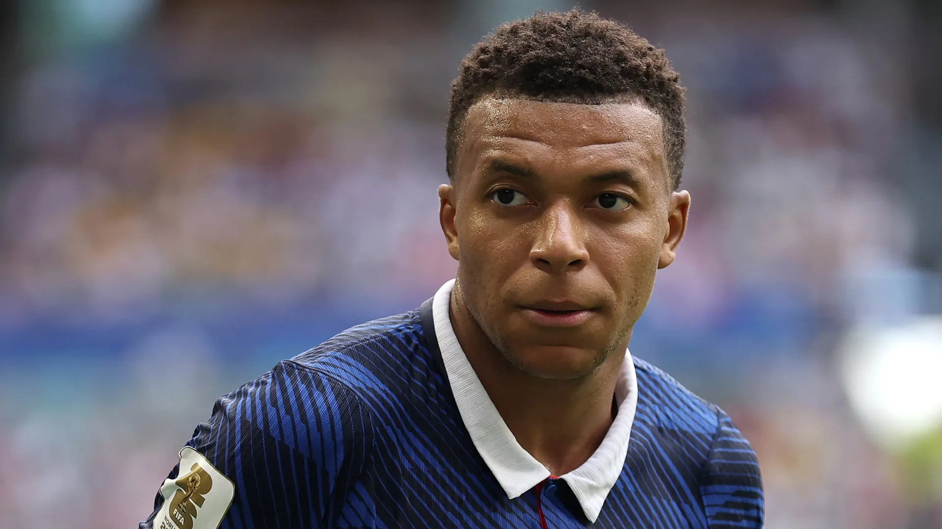 Kylian Mbappe #10 of France.