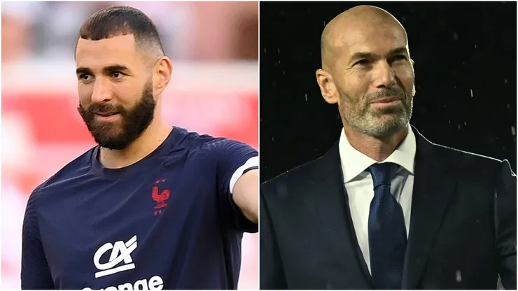 Karim Benzema of France and Zinedine Zidane.