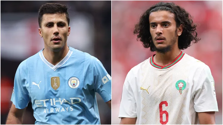 Rodri and Ayyoub Bouaddi.