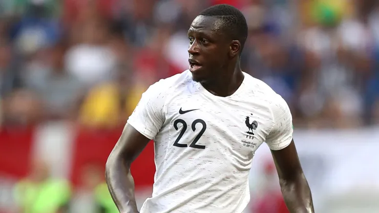 Benjamin Mendy during the 2018 World Cup with France.