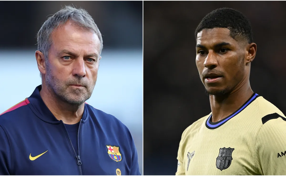 Coach Hansi Flick ‘will miss’ Marcus Rashford after failed return to Barcelona