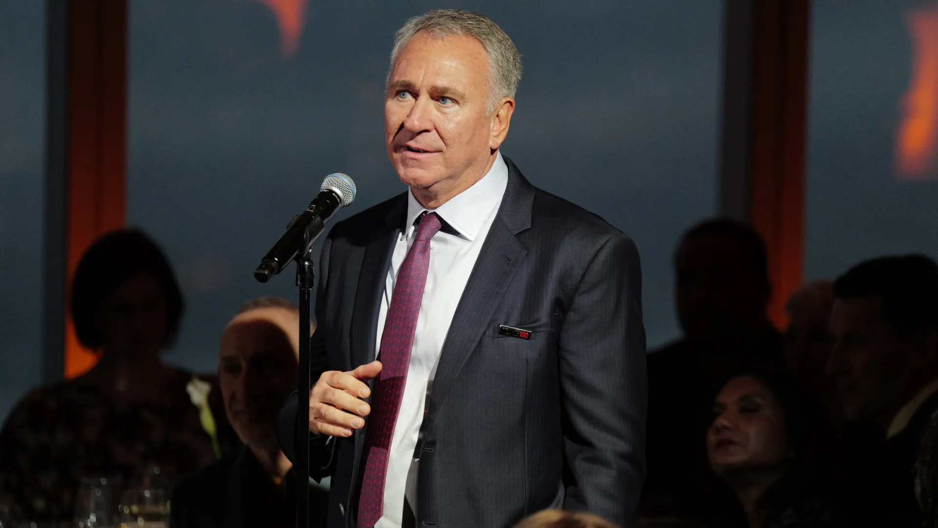 Kenneth C. Griffin speaks at TIME100 Impact Dinner (Craig Barritt/Getty Images for TIME).