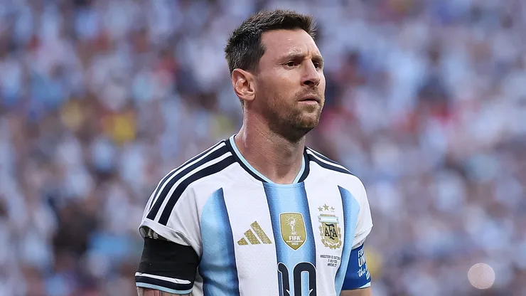 Lionel Messi #10 of Argentina.