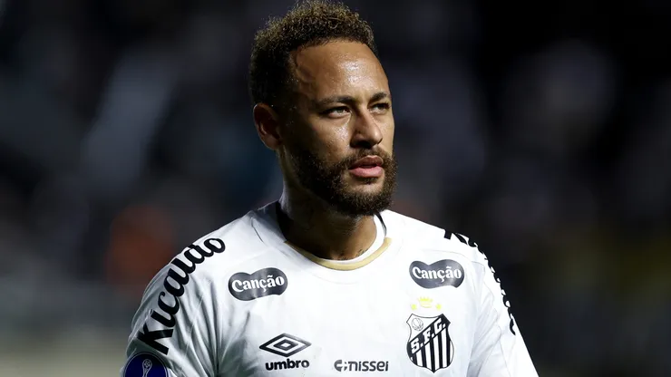 Neymar Junior of Santos.