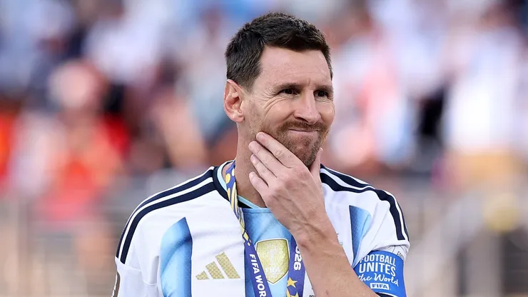 Lionel Messi #10 of Argentina.