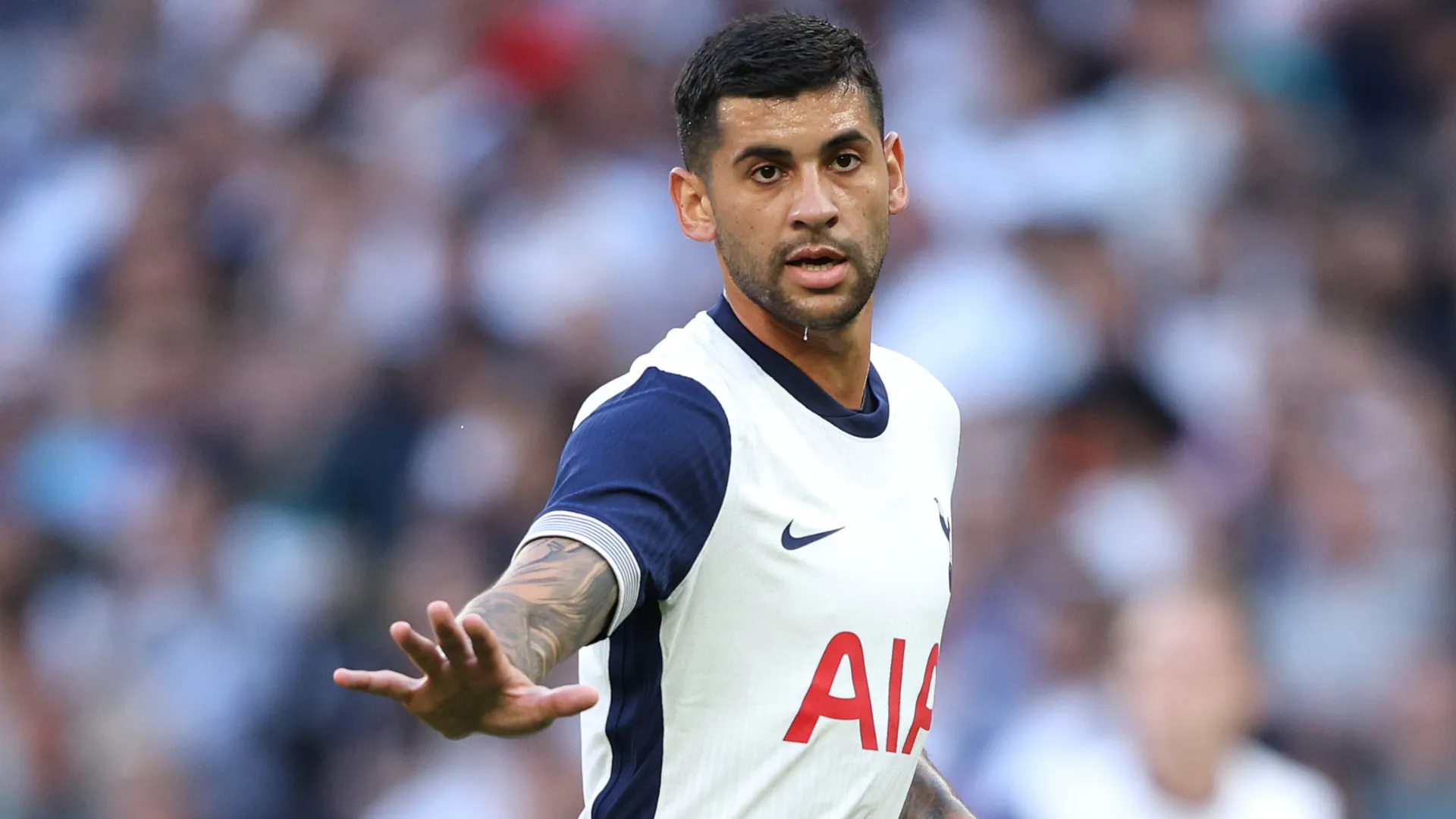Cristian Romero of Tottenham. (Getty Images)
