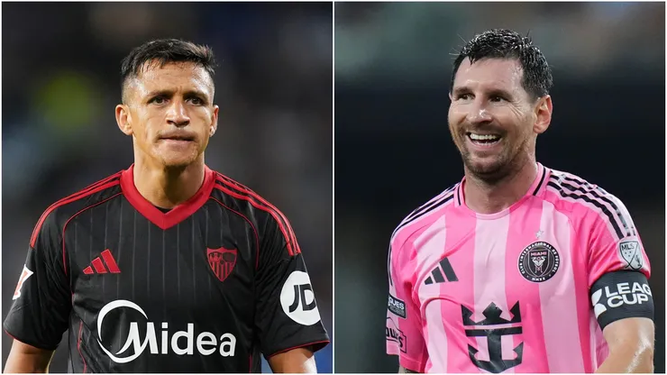 Alexis Sanchez at Sevilla FC and Lionel Messi of Inter Miami.