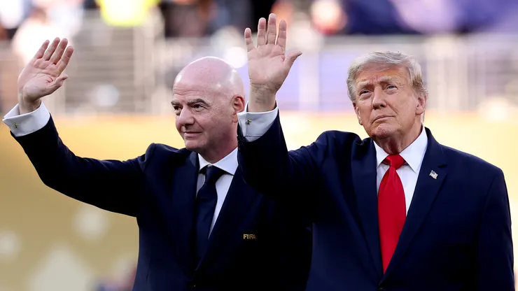 FIFA President Gianni Infantino and U.S. President Donald Trump.