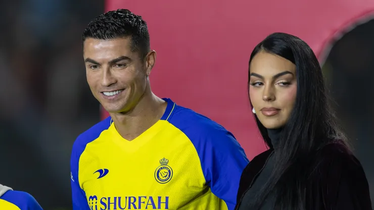 Cristiano Ronaldo accompanied by his partner Georgina Rodriguez.