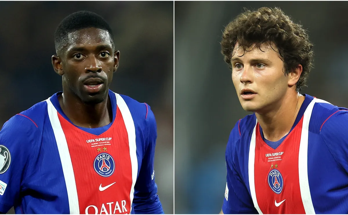 Why are Ousmane Dembele and Joao Neves not playing for PSG in the Trophee des Champions against RC Lens?