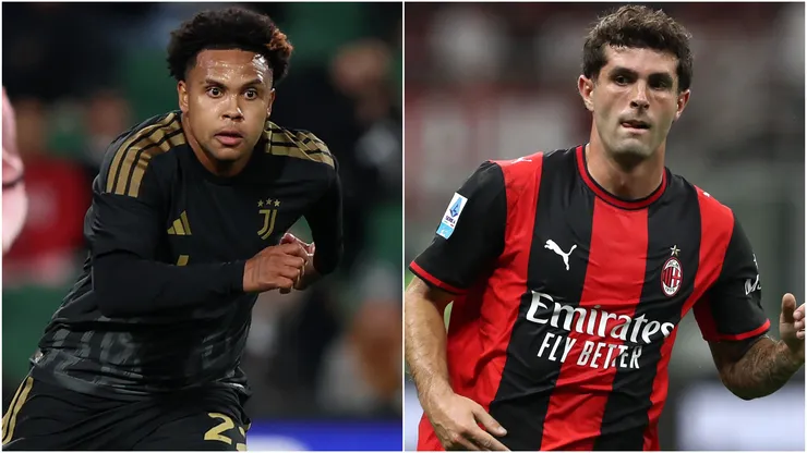 Weston McKennie (left) and Christian Pulisic (right)