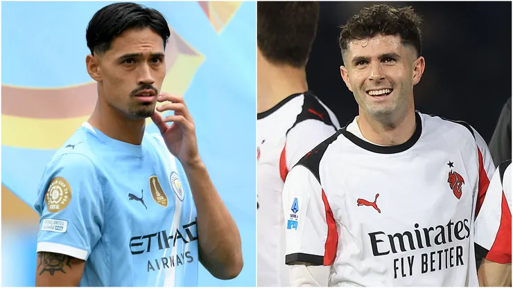 Tijjani Reijnders (left) and Christian Pulisic (right)