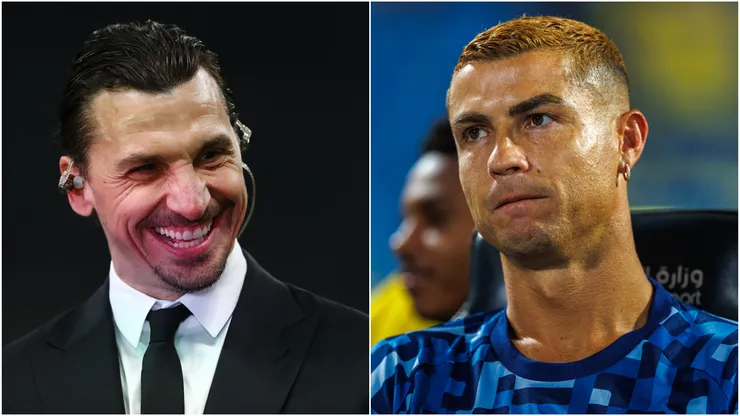 Zlatan Ibrahimovic (left) and Cristiano Ronaldo (right)