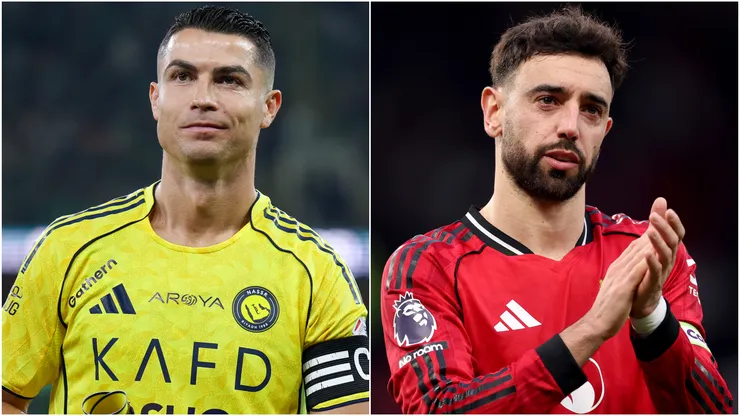 Cristiano Ronaldo and Bruno Fernandes.