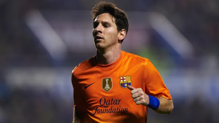 Lionel Messi during his time with Barcelona in 2012.