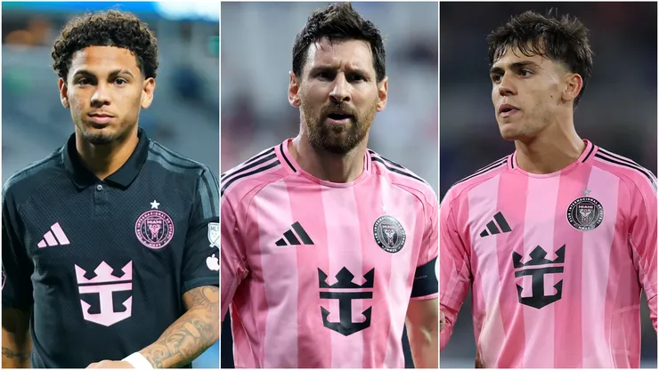 David Ruiz, Lionel Messi and Noah Allen.