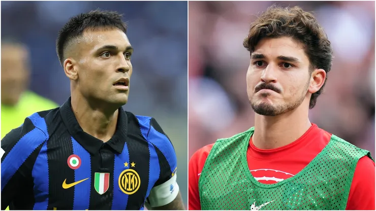 Lautaro Martinez of Inter Milan and Julian Alvarez of Atletico de Madrid.
