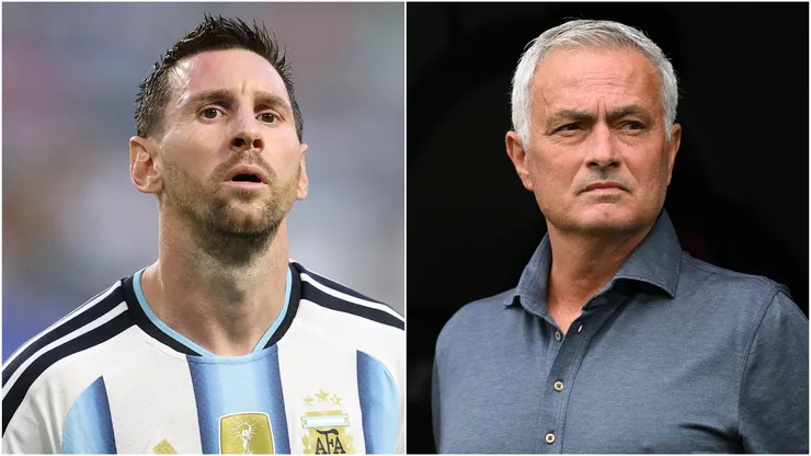 Lionel Messi and Jose Mourinho.