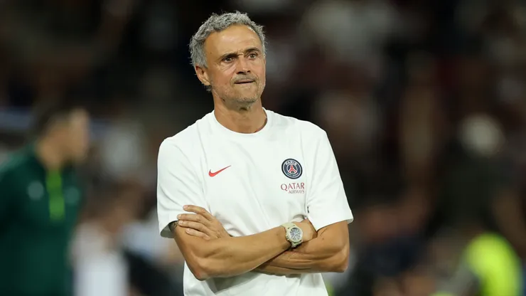 Luis Enrique of PSG.