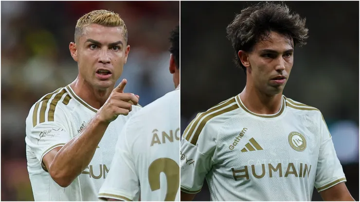 Cristiano Ronaldo (left) and Joao Felix (right)