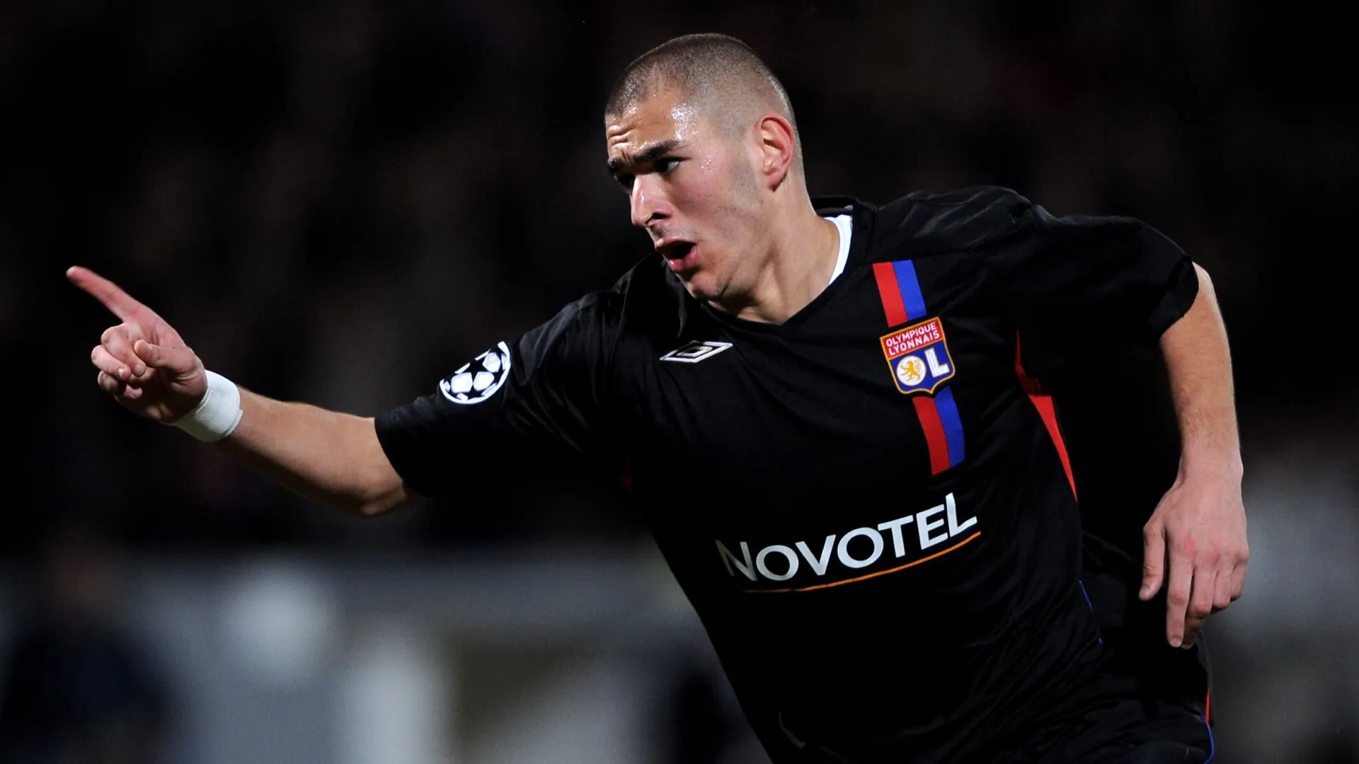 Karim Benzema of Olympique Lyon.