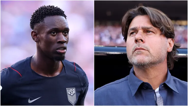 Folarin balogun and Mauricio Pochettino, Head Coach of the United States.