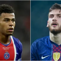 Why are Khvicha Kvaratskhelia and Desire Doue not starting for PSG in UCL debut vs Slovan Bratislava?