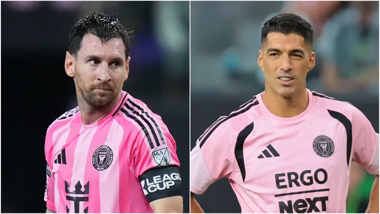 Lionel Messi and Luis Suarez of Inter Miami.