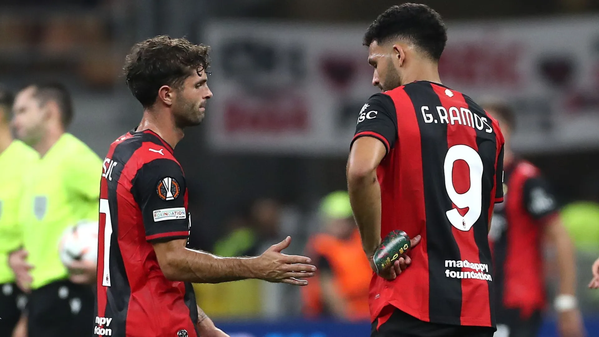 pulisic ramos milan