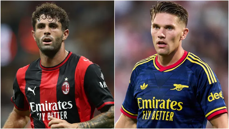 Christian Pulisic (left) and Viktor Gyokeres (right)