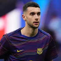 Why is Joan Garcia not playing for Barcelona vs Sevilla in the 2026-27 LaLiga season?