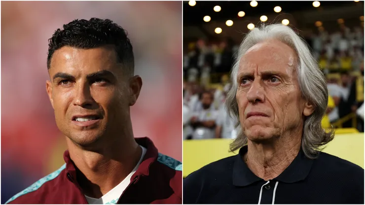 Cristiano Ronaldo and Jorge Jesus.