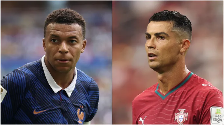 Kylian Mbappe and Cristiano Ronaldo.
