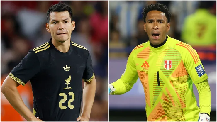 Hirving Lozano and Pedro Gallese.