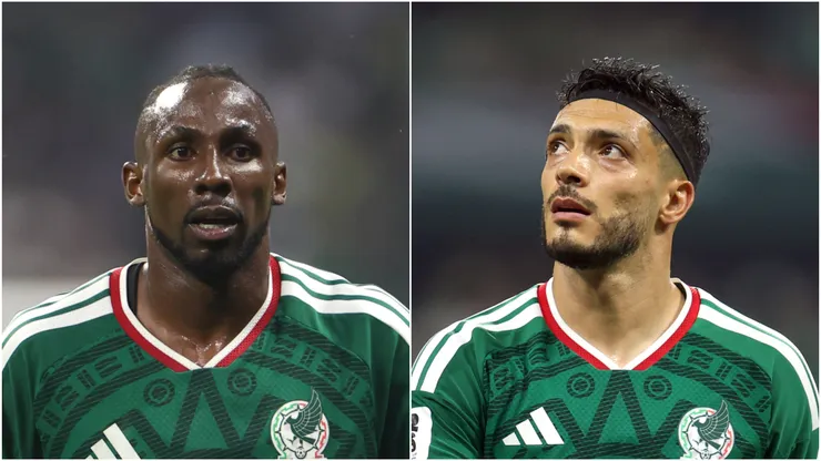 Julian Quinones and Raul Jimenez of Mexico