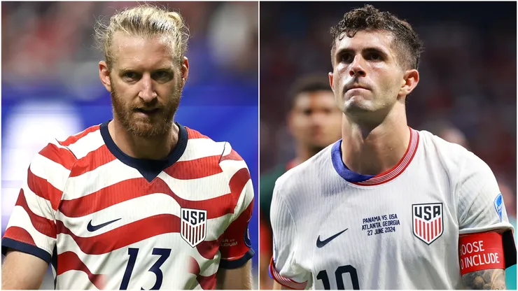Tim Ream (left) and Christian Pulisic (right)