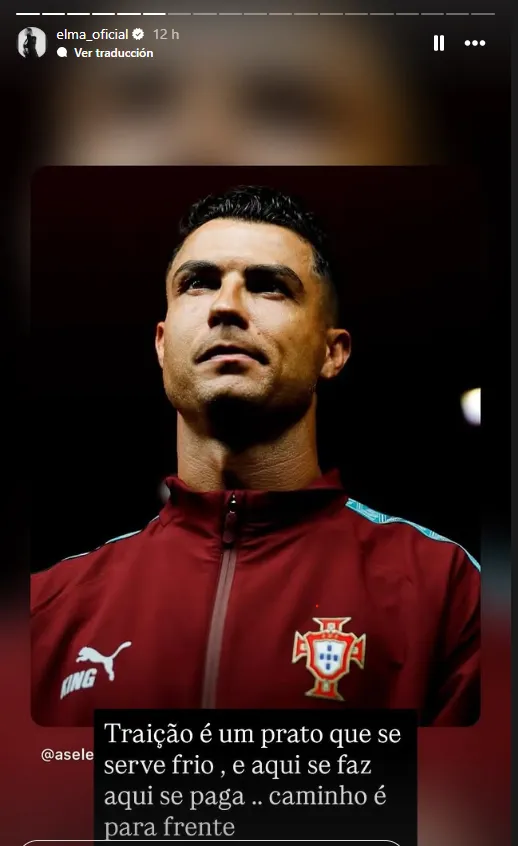 Elma Aveiro’s official Instagram account.