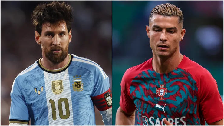 Lionel Messi and Cristiano Ronaldo.