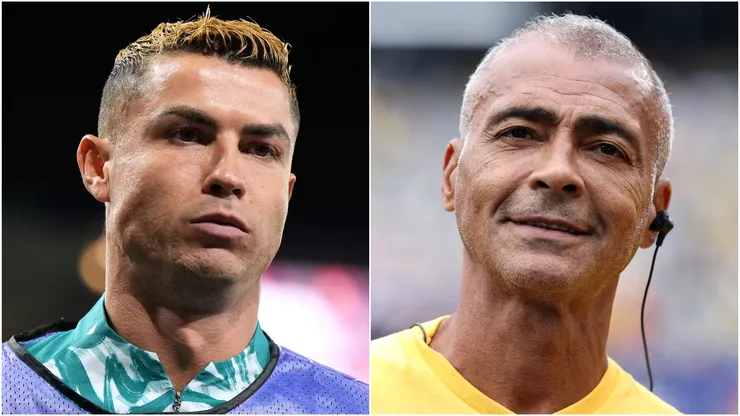 Cristiano Ronaldo (left) and Romario (right)