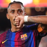 Why is Raphinha not playing today for Barcelona against Getafe in 2026-27 La Liga game?