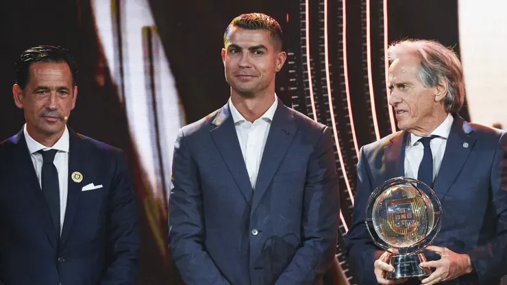 Pedro Proenca, Cristiano Ronaldo, and Jorge Jesus