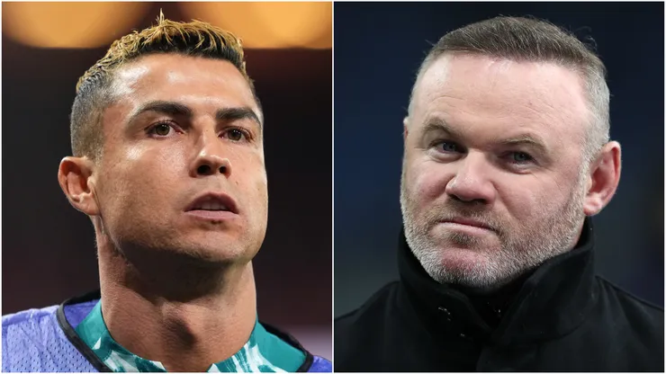 Cristiano Ronaldo (left) and Wayne Rooney (right)