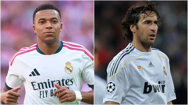 Kylian Mbappe and Raul.