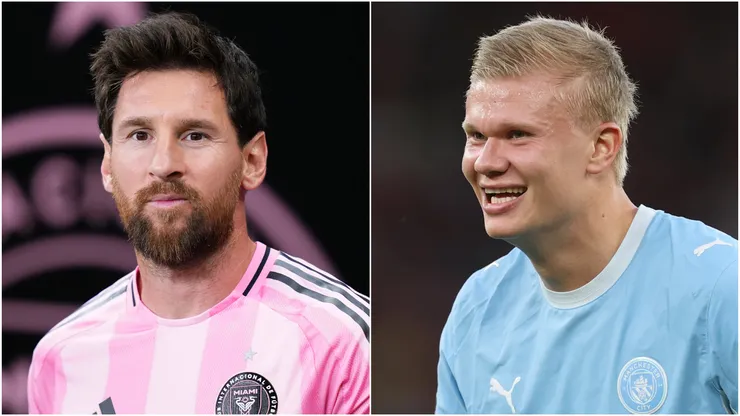Lione Messi and Erling Haaland.