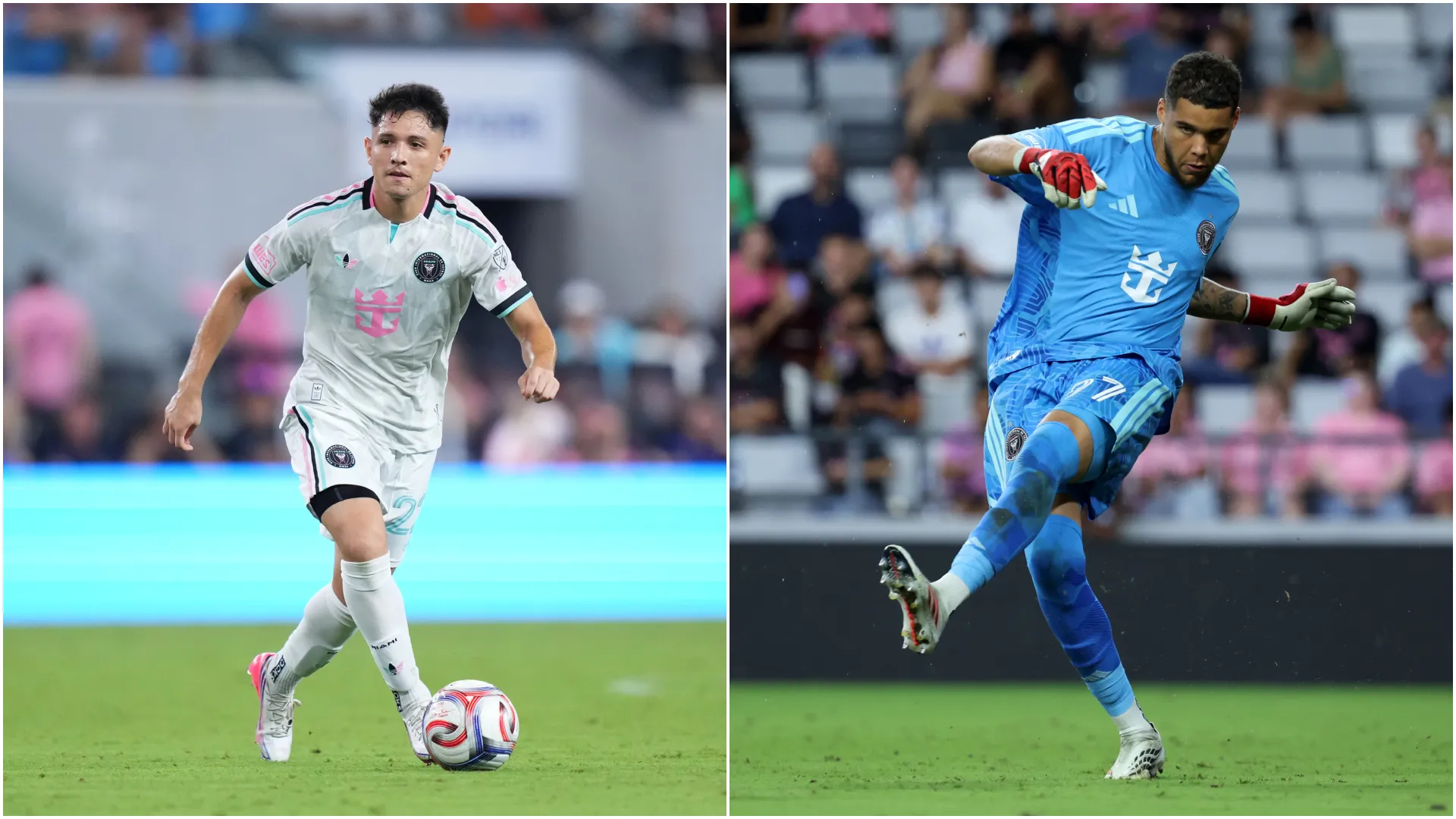 David Ayala and Dayne St. Clair of Inter Miami. (Getty Images)