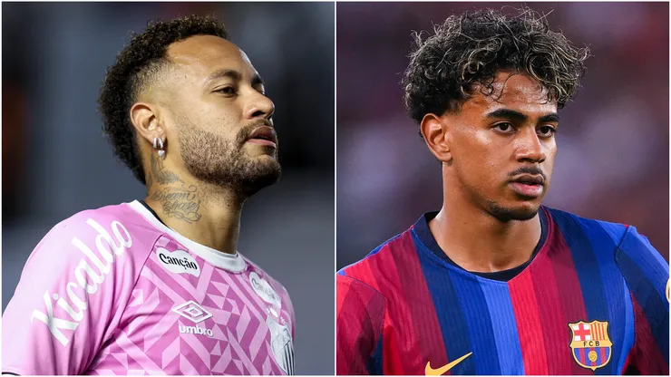 Neymar and Lamine Yamal.