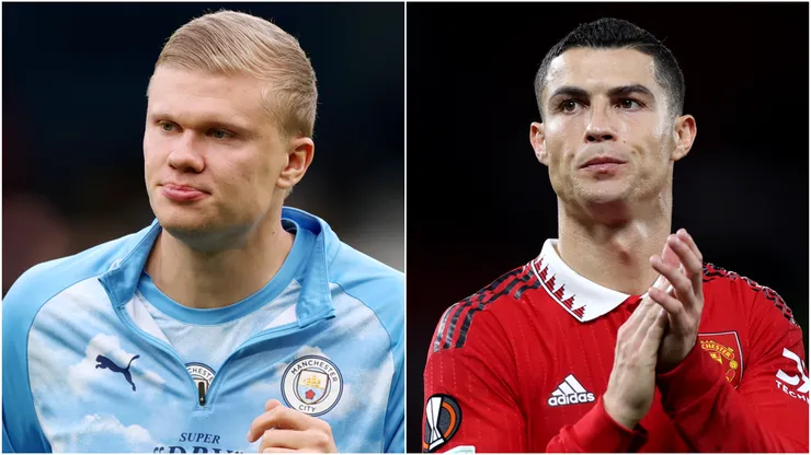 Erling Haaland and Cristiano Ronaldo.