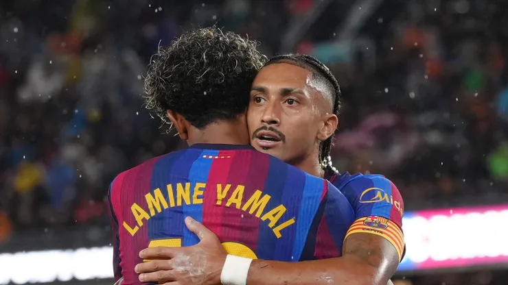 Lamine Yamal and Raphinha of Barcelona (2026)
