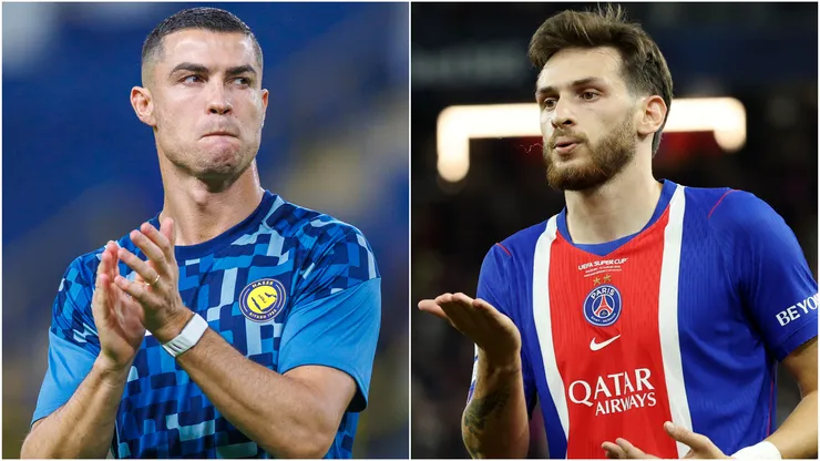 Cristiano Ronaldo and Khvicha Kvaratskhelia.
