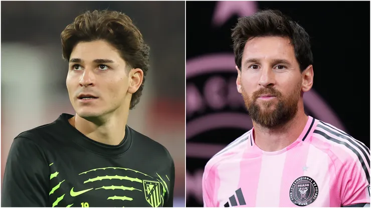 Julian Alvarez and Lionel Messi.